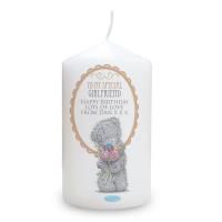 Personalised Me to You Bear Flowers Pillar Candle Extra Image 2 Preview